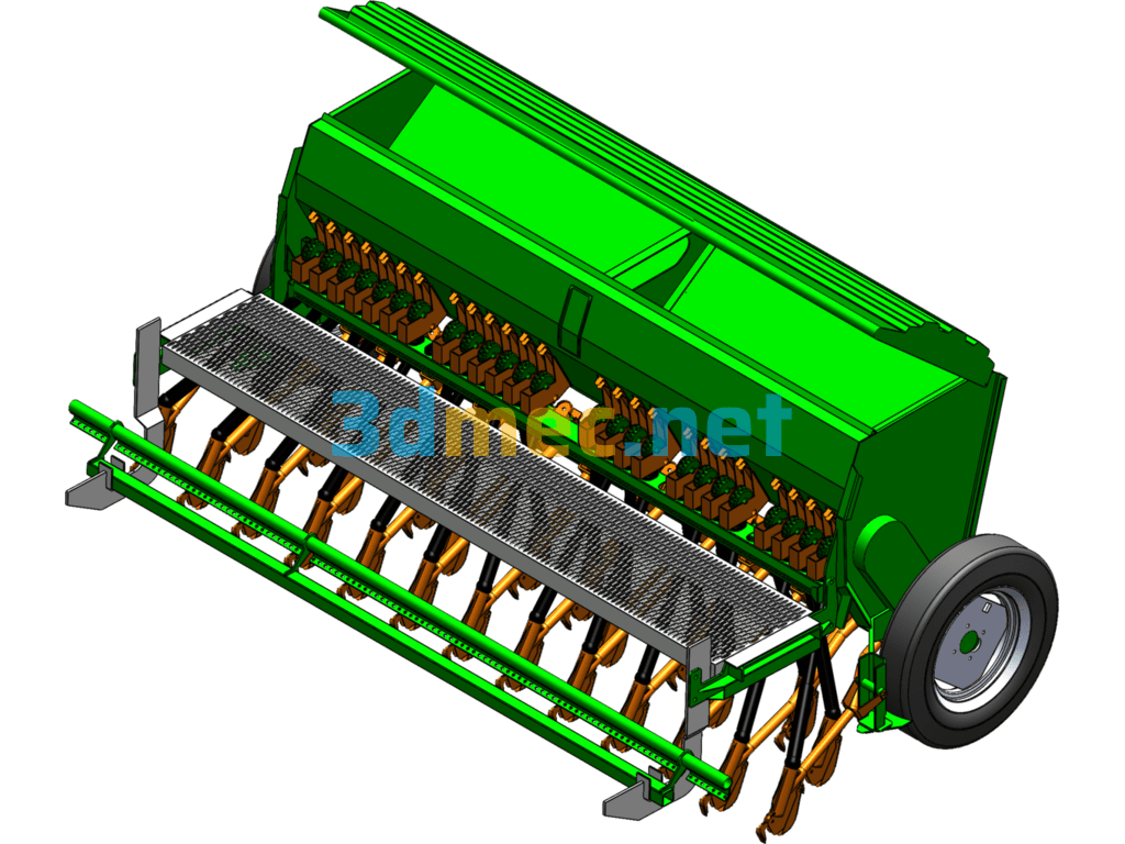 D9-3000 Drill (German Advanced Drill) - 3D Model SolidWorks Free Download