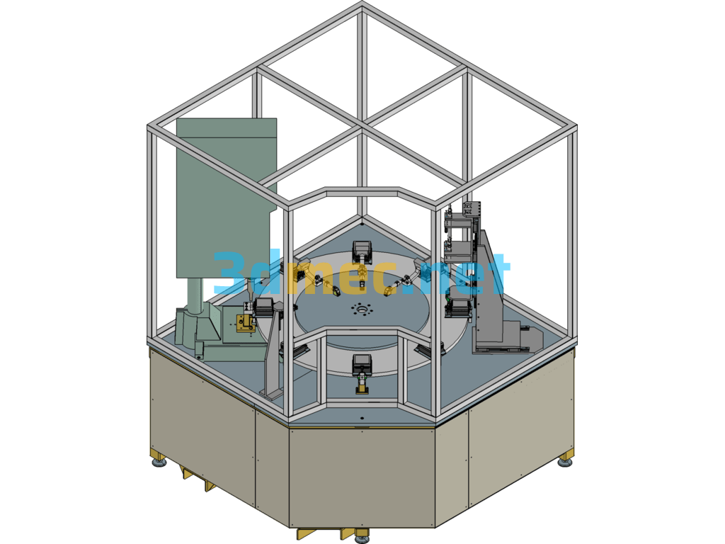 Testing Machine (SW Design) - 3D Model SolidWorks Free Download