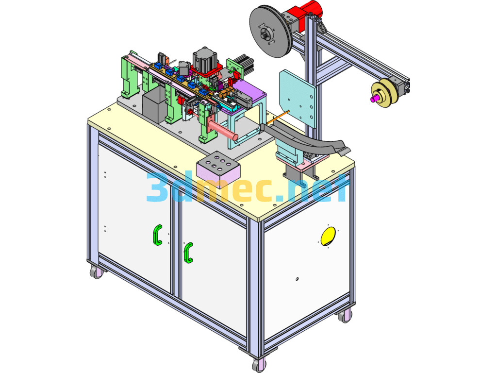 Connector Production Non-Standard Equipment - 3D Model SolidWorks Free Download