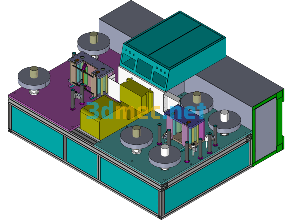 Electronic Label Industry Equipment - 3D Model SolidWorks Free Download