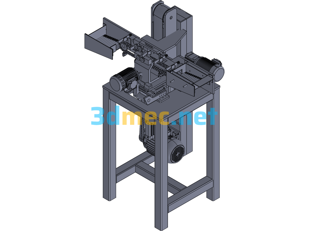 Sanding Machine - 3D Model SolidWorks Free Download