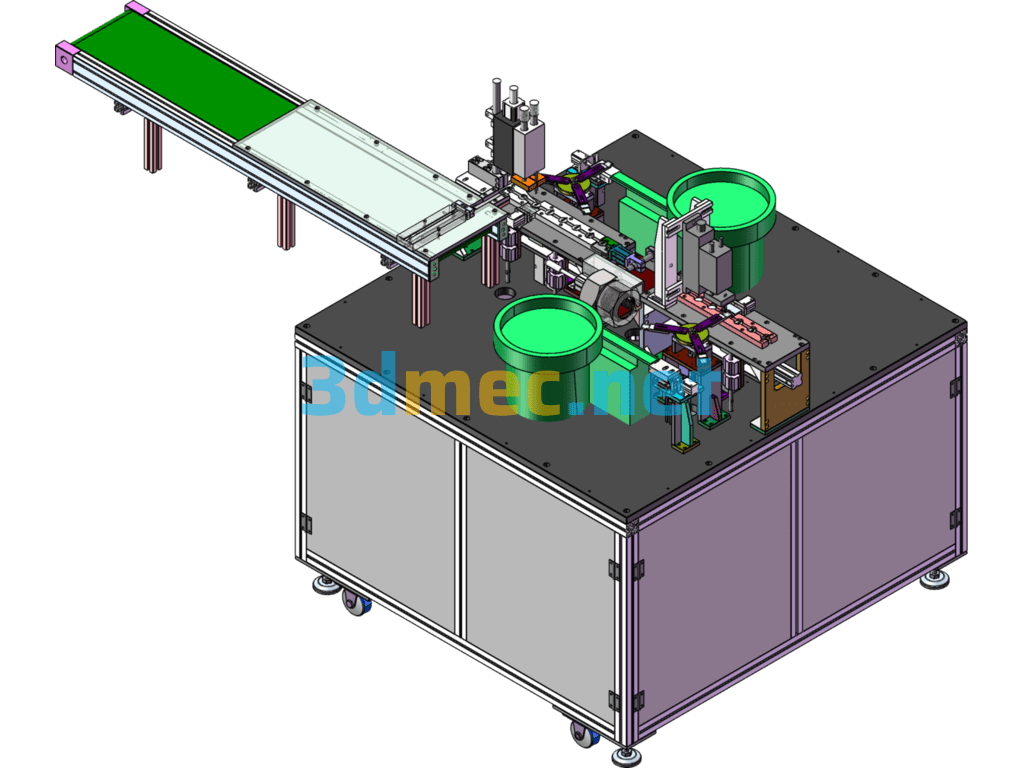 Lithium Battery Automatic Welding Equipment - 3D Model SolidWorks Free Download