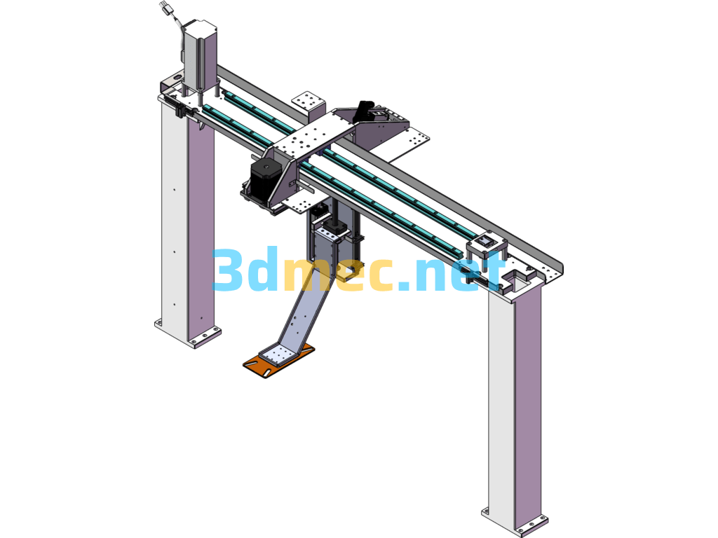 Product Handling Robot - 3D Model SolidWorks Free Download