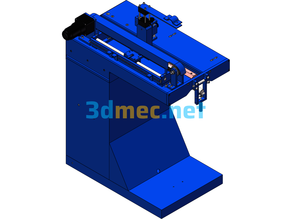 300MM Straight Seam Welding Machine (SW Design) - 3D Model SolidWorks Free Download