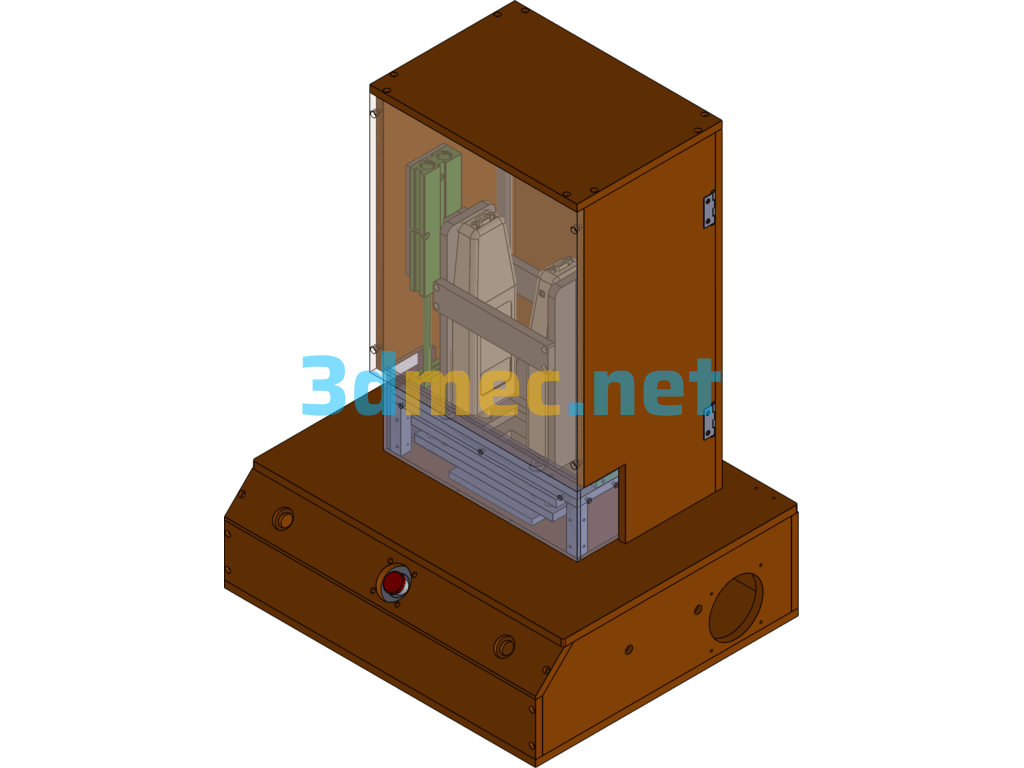 LED Button Tester (Fixture) - 3D Model SolidWorks Free Download