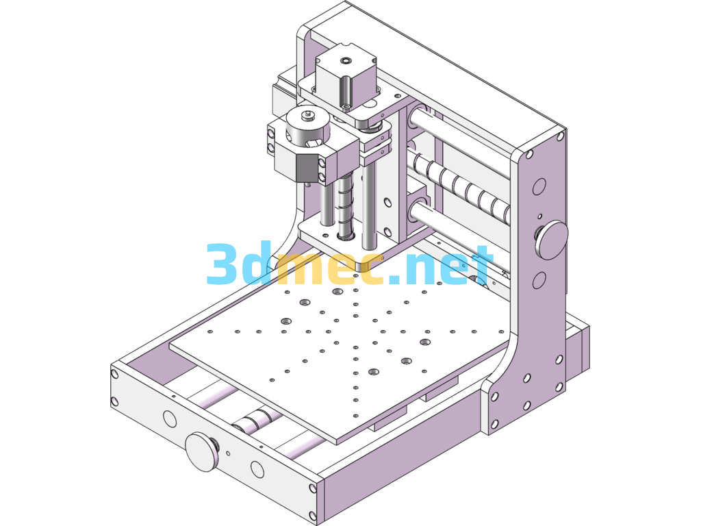 DIY Engraving Machine - 3D Model SolidWorks Free Download