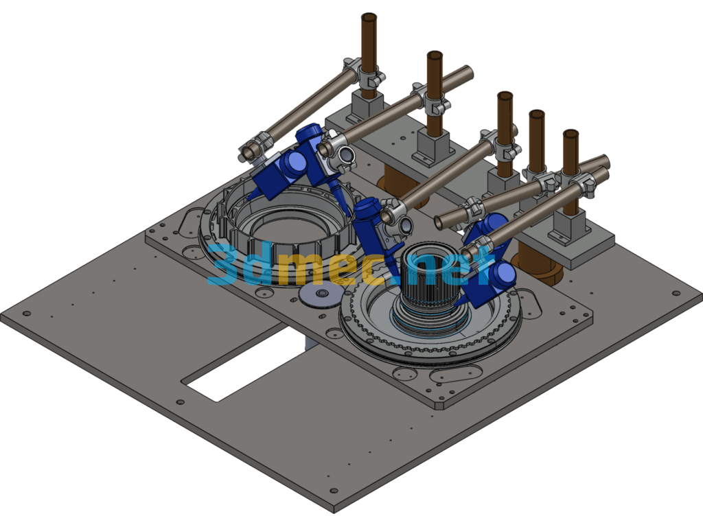 Clutch Lubricator (Automatic Lubrication Device) - 3D Model SolidWorks Free Download