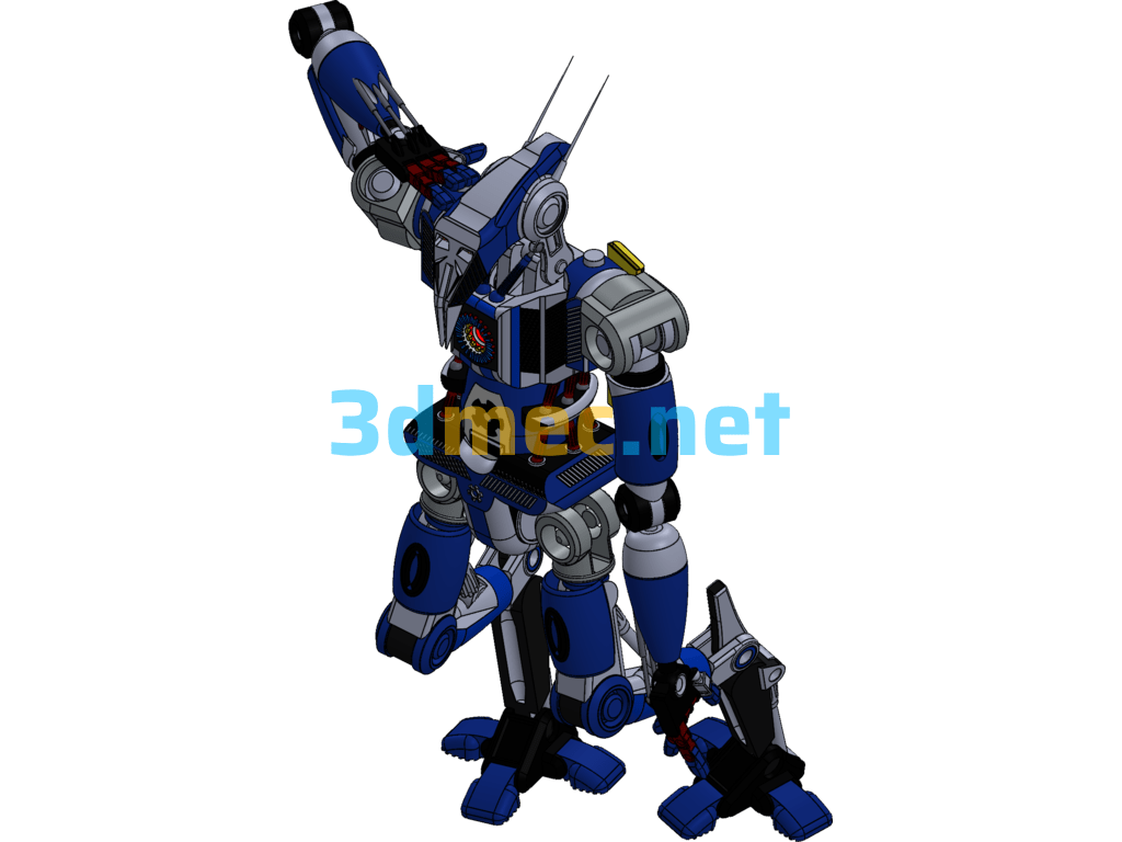 Concept Robot (Future Robot) - 3D Model SolidWorks Free Download