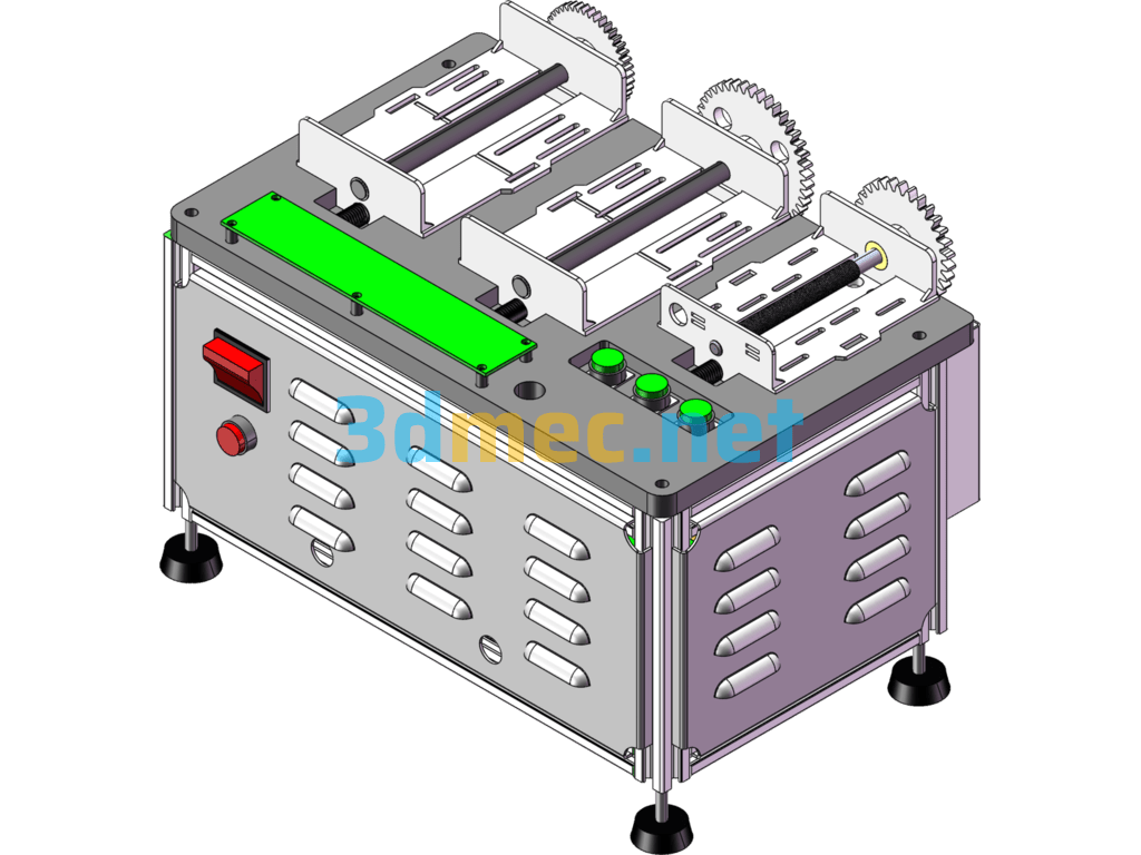 Motor Limiter Screw Testing Machine (Arand Non-Standard Machine) - 3D Model SolidWorks Free Download