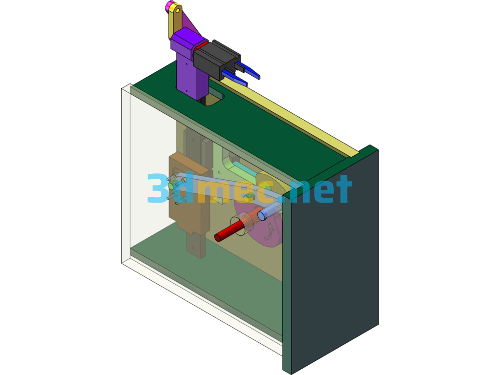 Cam Manipulator (Steering) - 3D Model SolidWorks Free Download