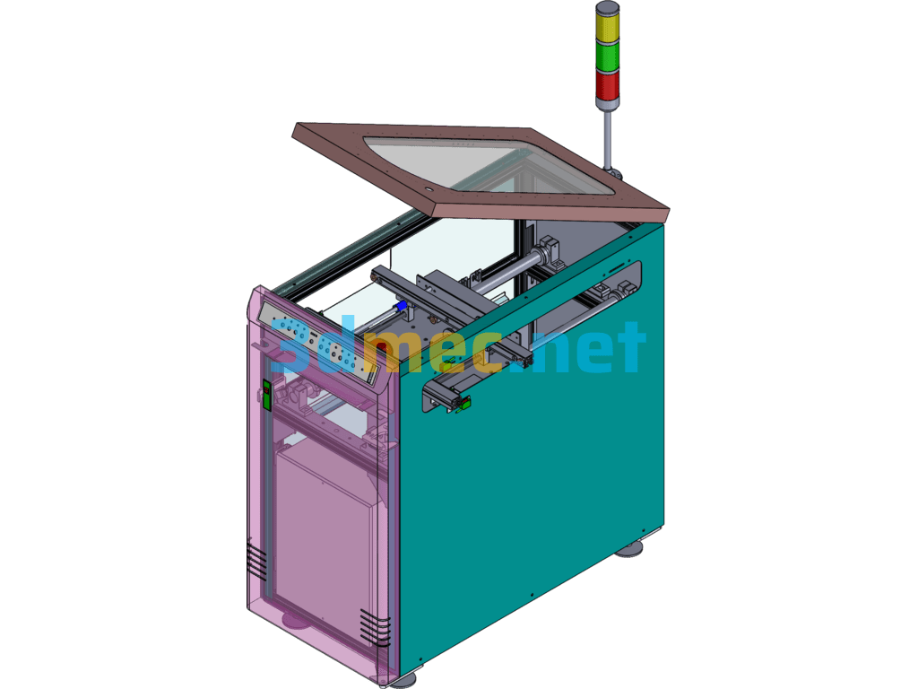 SMT Board Feeding And Translation Machine - 3D Model SolidWorks Free Download