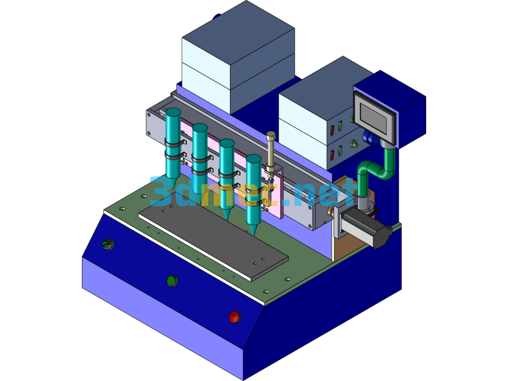 Automatic Dispensing Machine - 3D Model SolidWorks Free Download