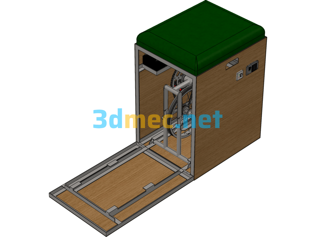 Pedal Generator SW Model - 3D Model SolidWorks Free Download