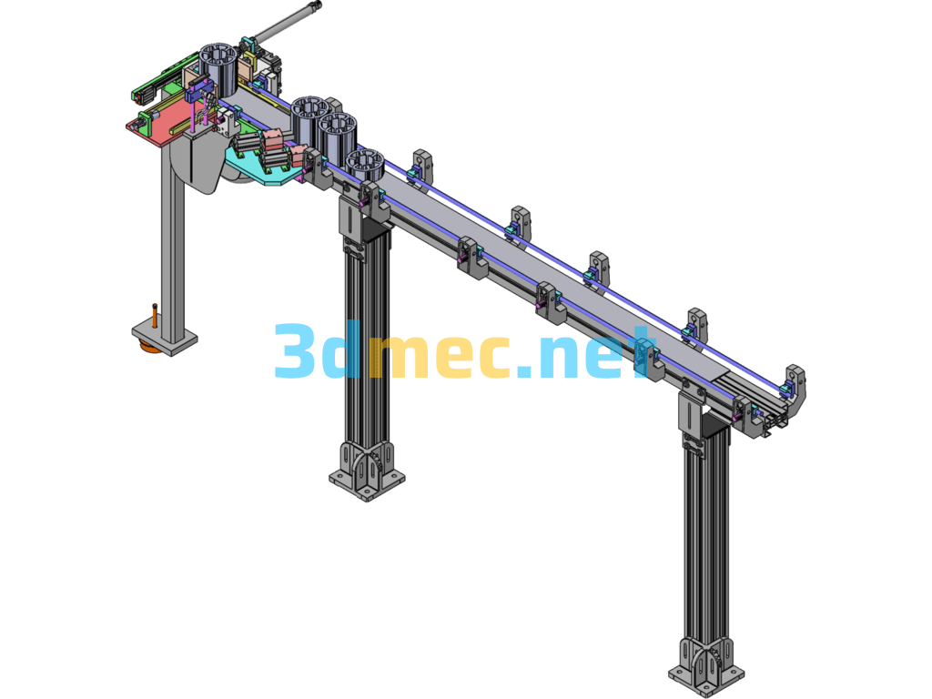 Conveyor - 3D Model SolidWorks Free Download