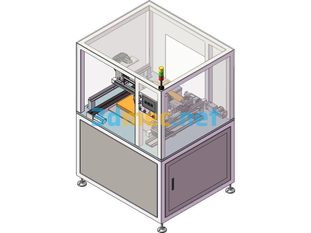 Three-Axis Servo Sorting Feeder (SW Design) - 3D Model SolidWorks Free Download