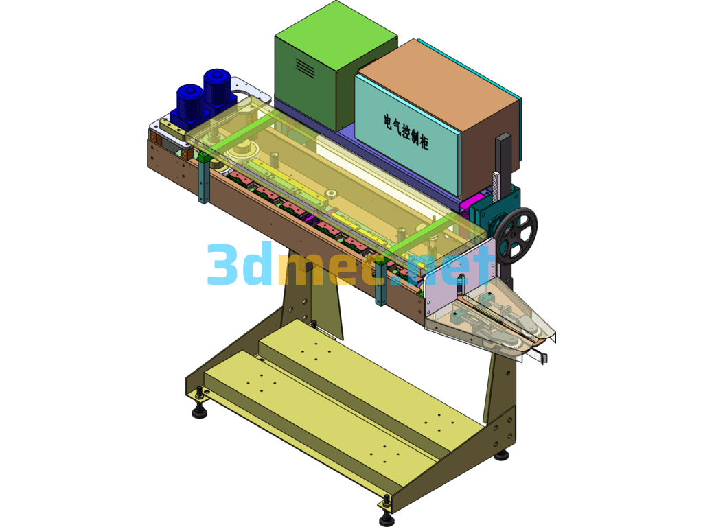 Sealing Heat Sealing Machine (Industrial Use) - 3D Model SolidWorks Free Download