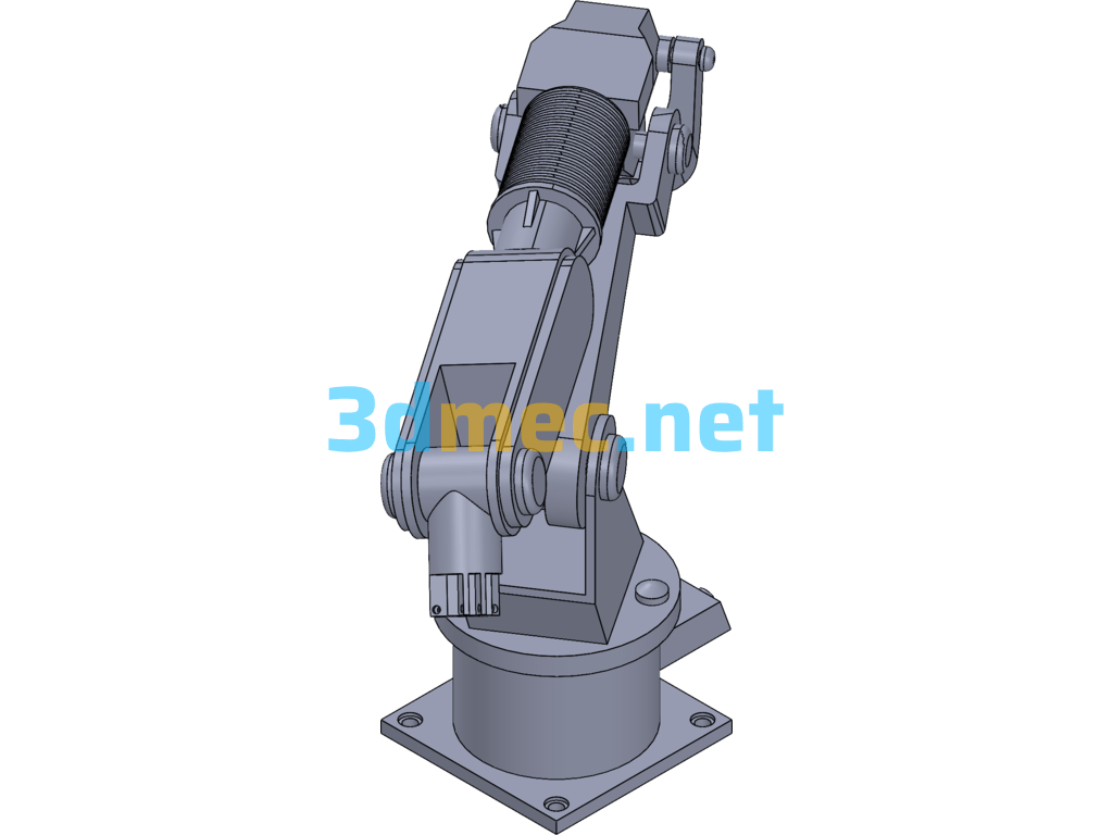 Industrial Robot Arm - 3D Model SolidWorks Free Download