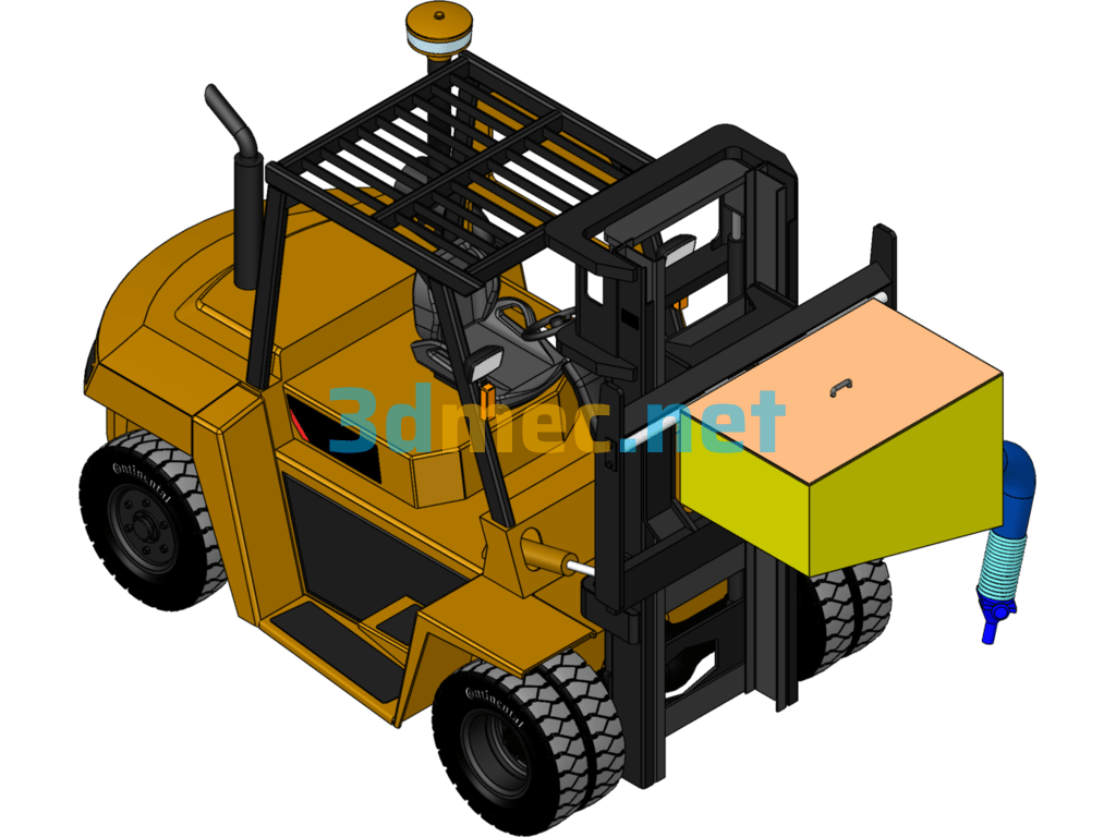 Mobile Sand Loading Vehicle - 3D Model SolidWorks Free Download