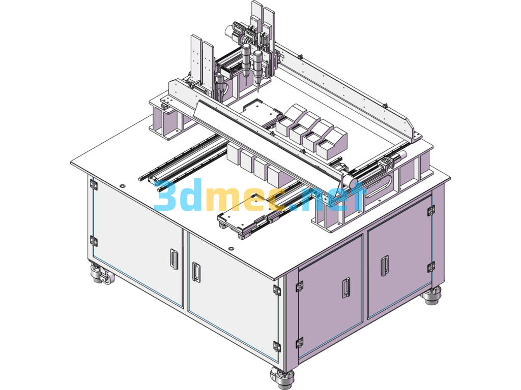 Screw Machine (Screw Arranging Machine) - 3D Model SolidWorks Free Download