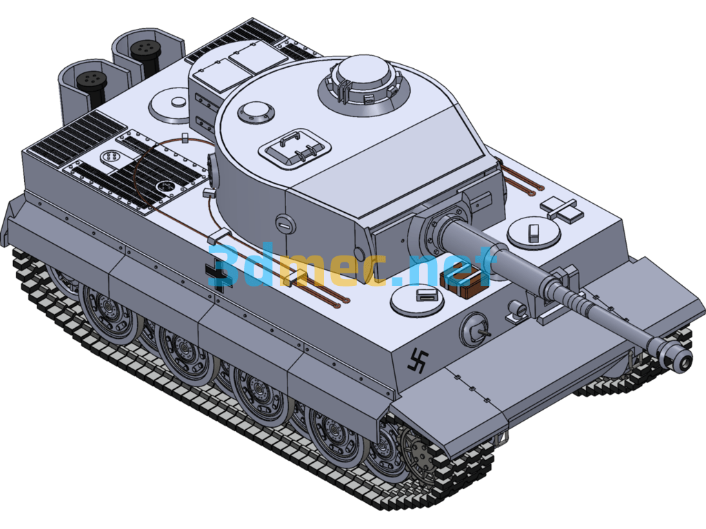 German Tanks - 3D Model SolidWorks Free Download