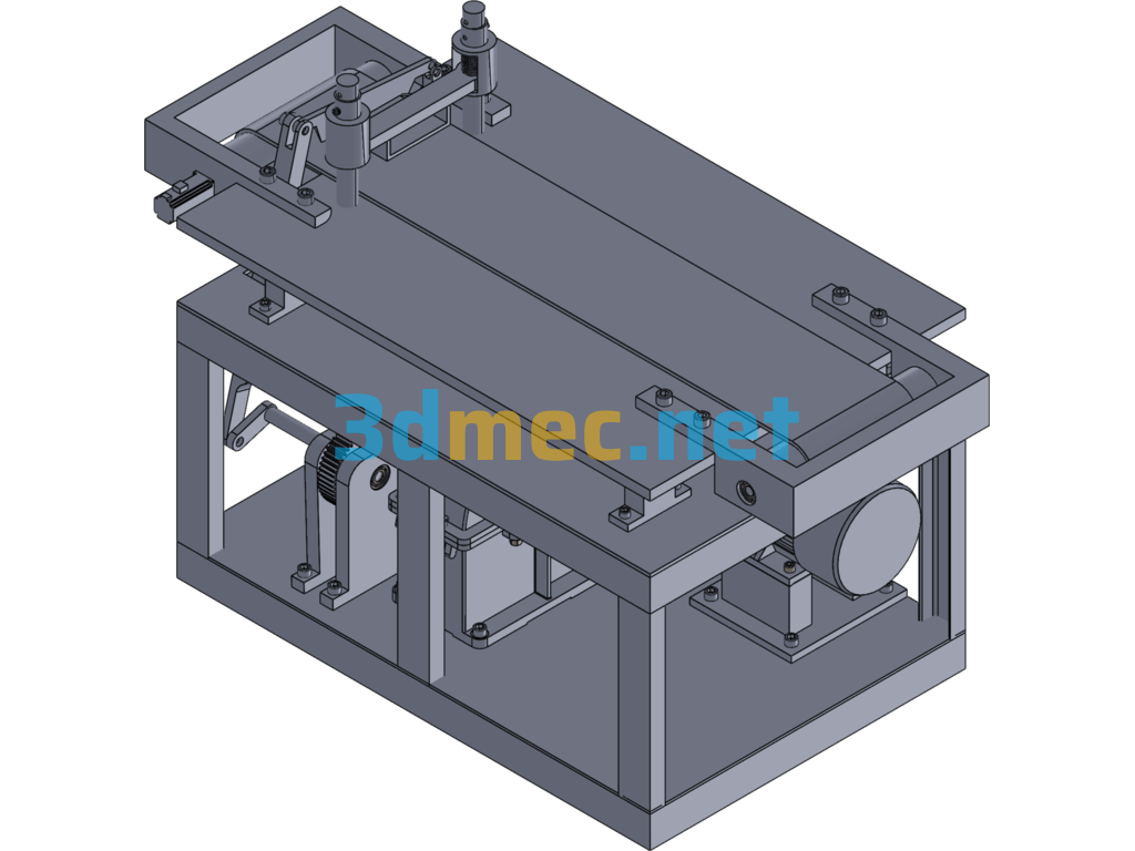 Rice Cake Slicer (Food Processing Equipment) - 3D Model SolidWorks Free Download