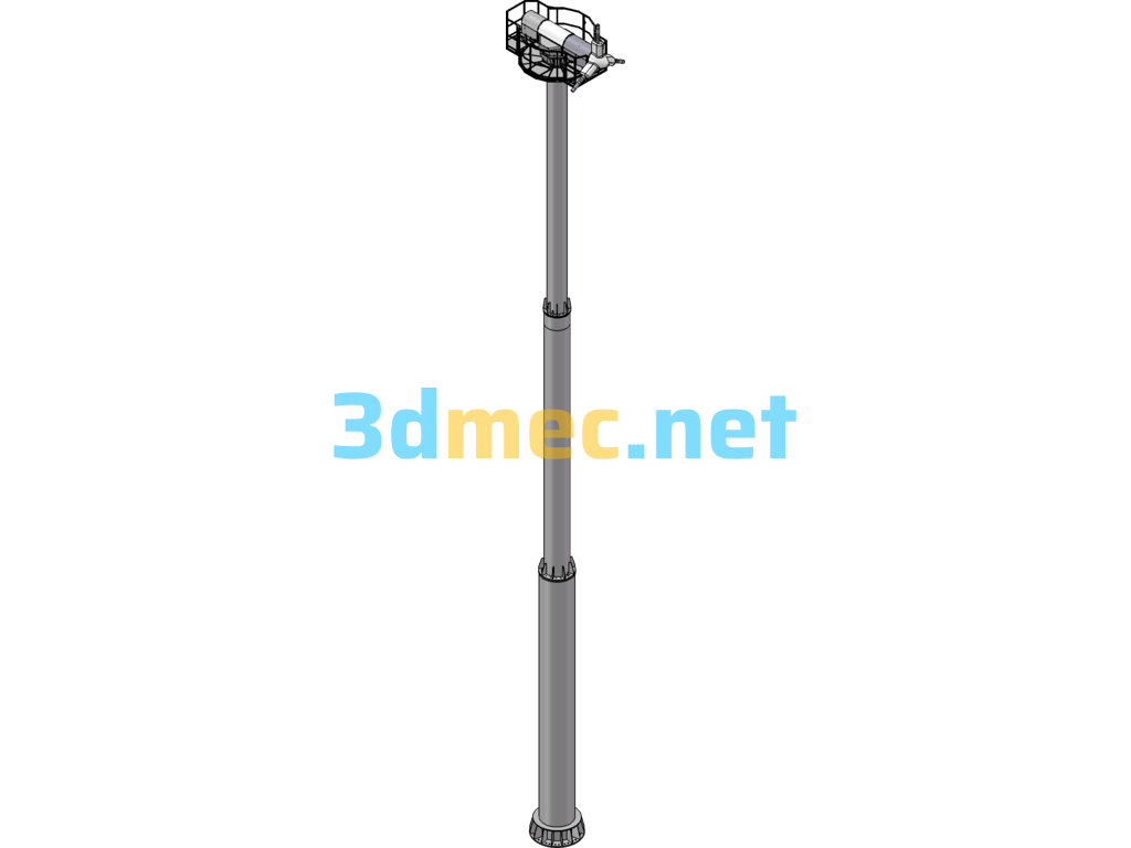 15KWT Wind Turbine - 3D Model SolidWorks Free Download