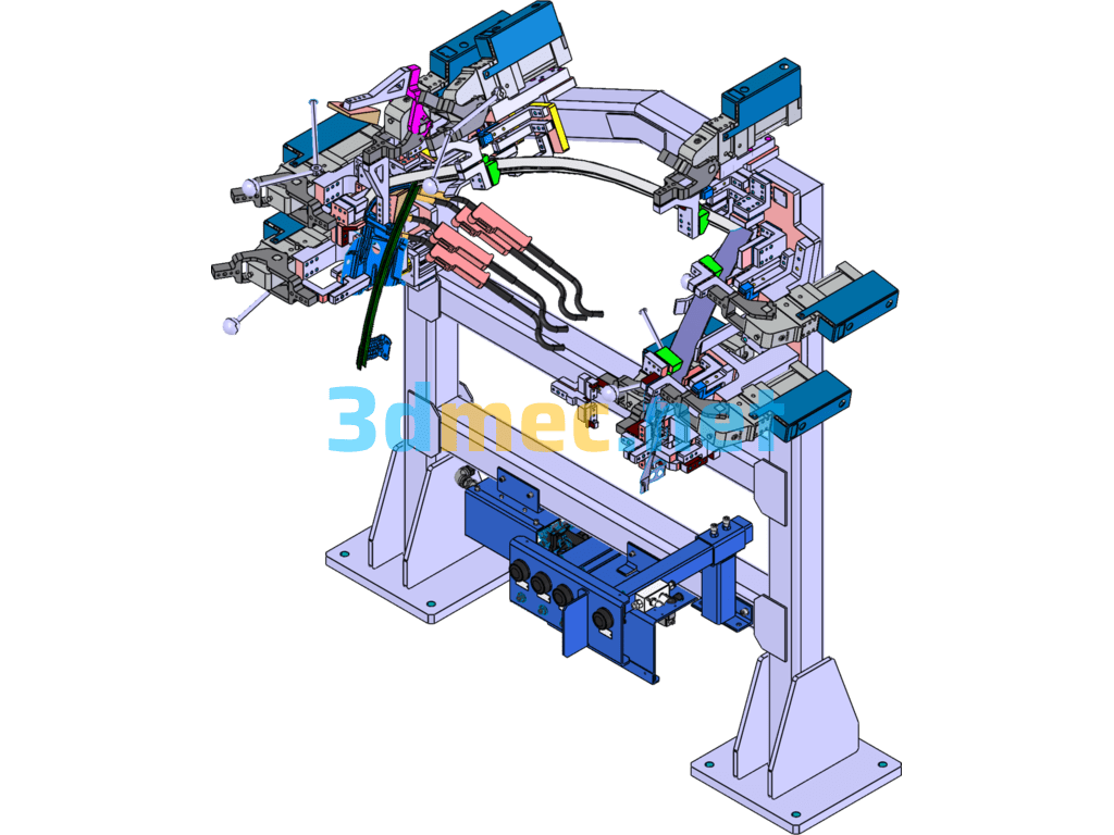 BYD Door Welding Fixture - 3D Model SolidWorks Free Download