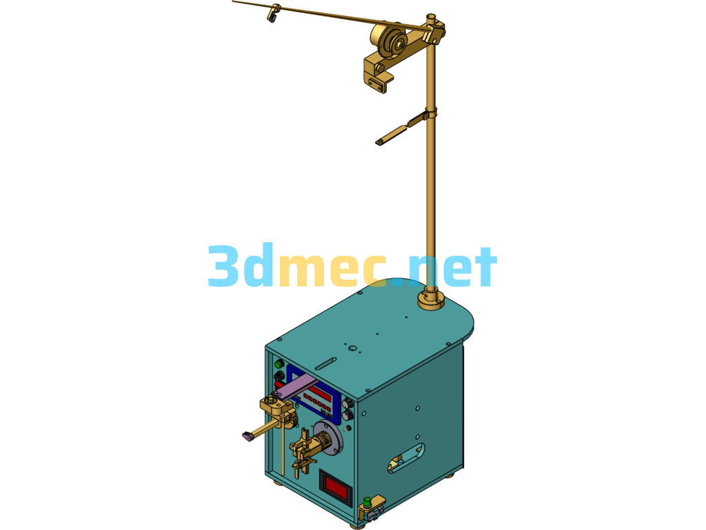 Motor Manual Winding Machine (SW Design) - 3D Model SolidWorks Free Download