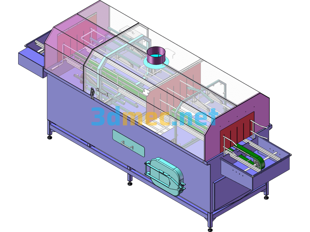 Industrial Cleaning Machines - 3D Model SolidWorks Free Download