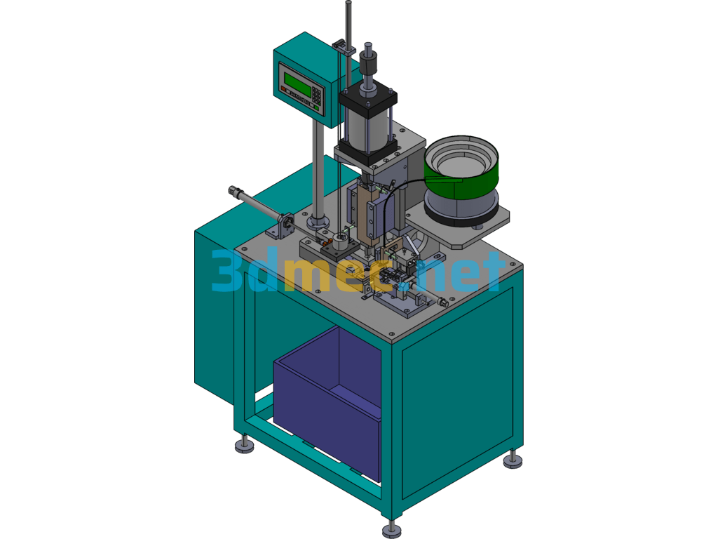 Automatic Stack Riveting Machine SW Design - 3D Model SolidWorks Free Download