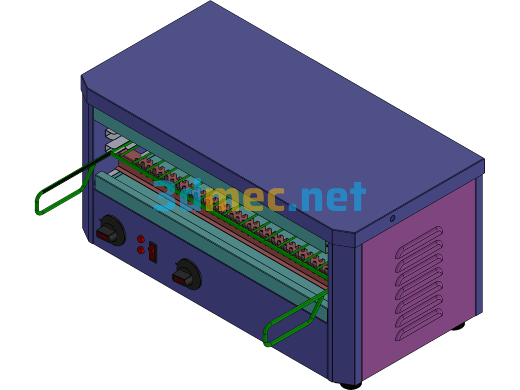 PA-10131 Oven - 3D Model SolidWorks Free Download