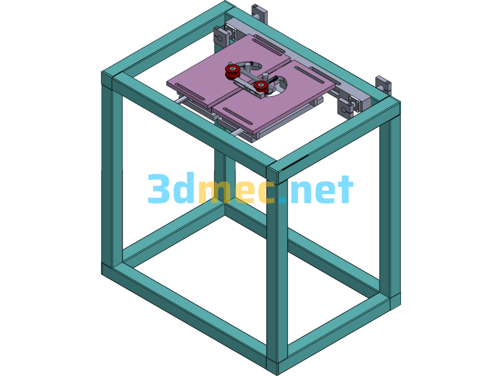 Pipe Bending Machine - 3D Model SolidWorks Free Download