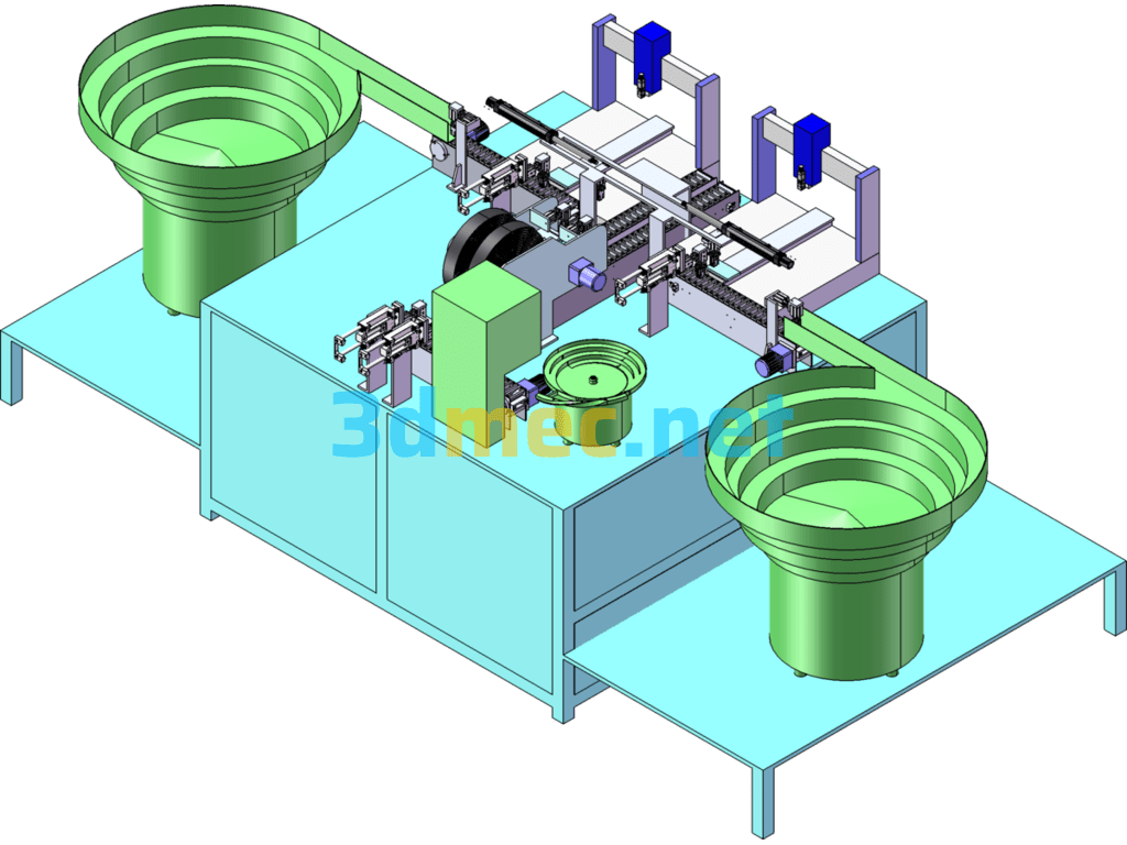 Automatic Dispensing And Labeling Machine - 3D Model SolidWorks Free Download