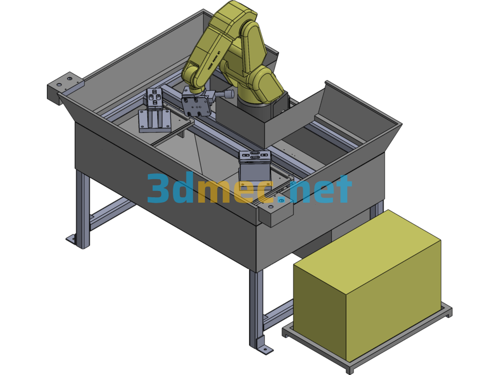 Robot Polishing Drawings - 3D Model SolidWorks Free Download