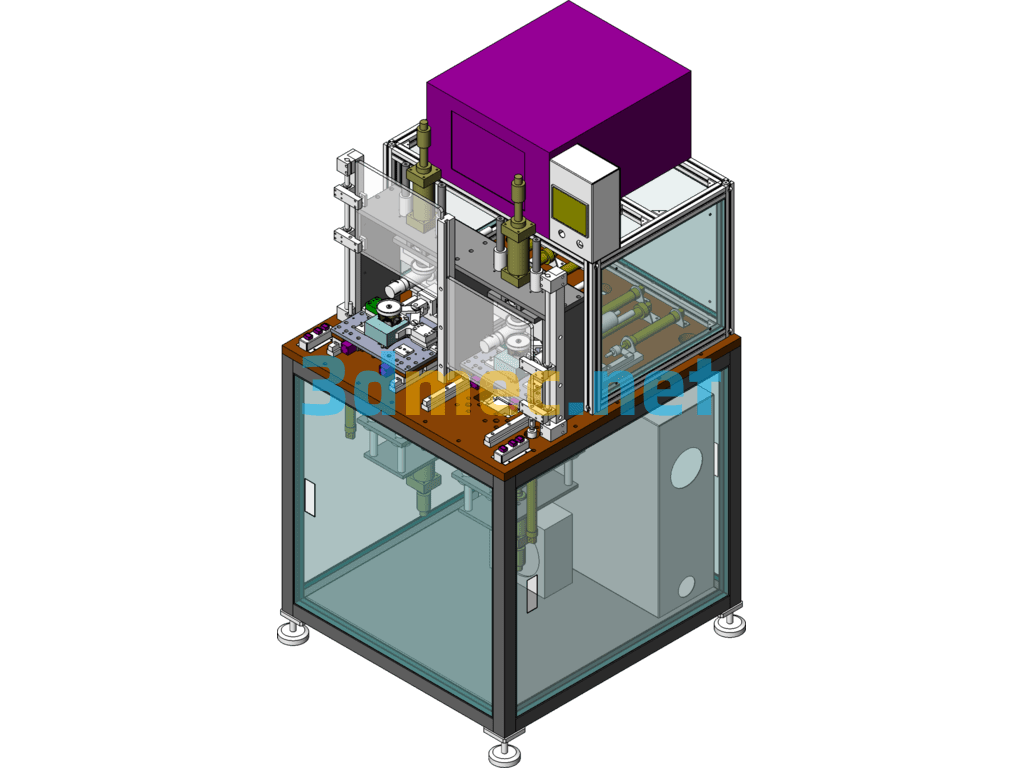 Welling 70 Series Motor Testing Machine (SW Design) - 3D Model SolidWorks Free Download