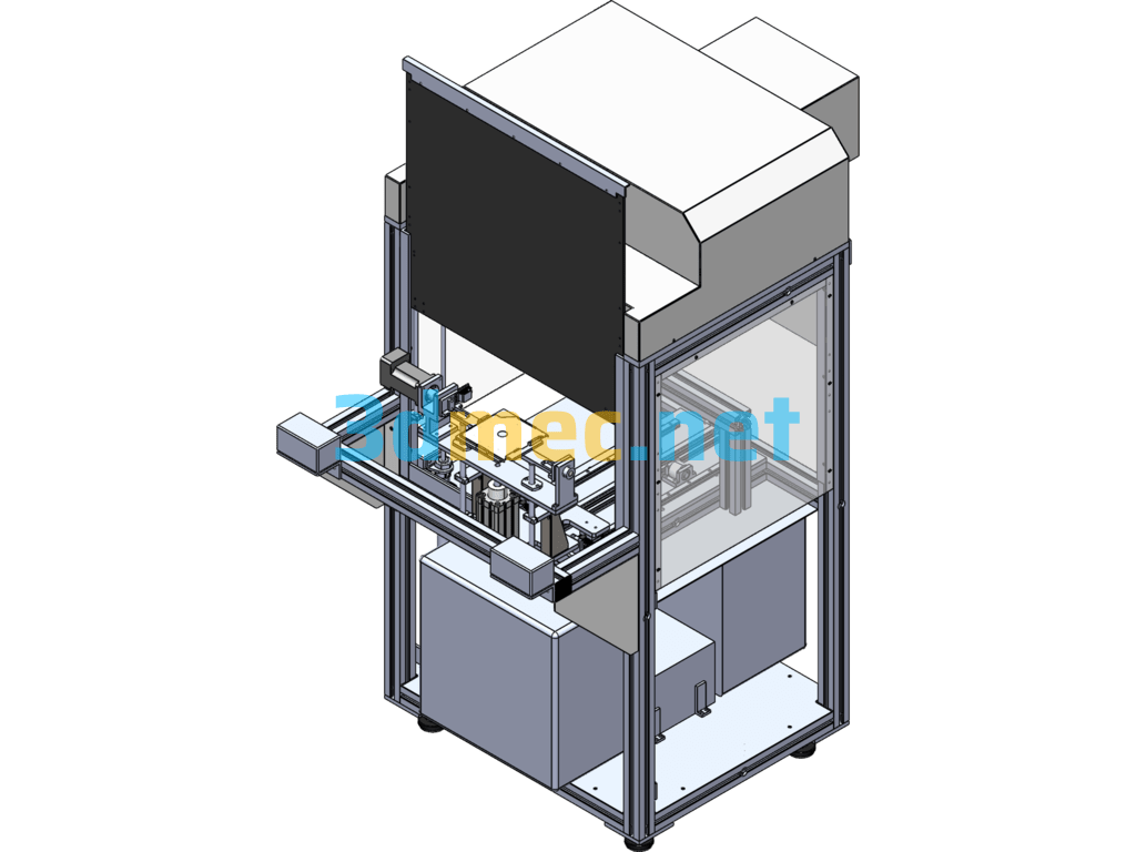 Laser Marking Machine - 3D Model SolidWorks Free Download