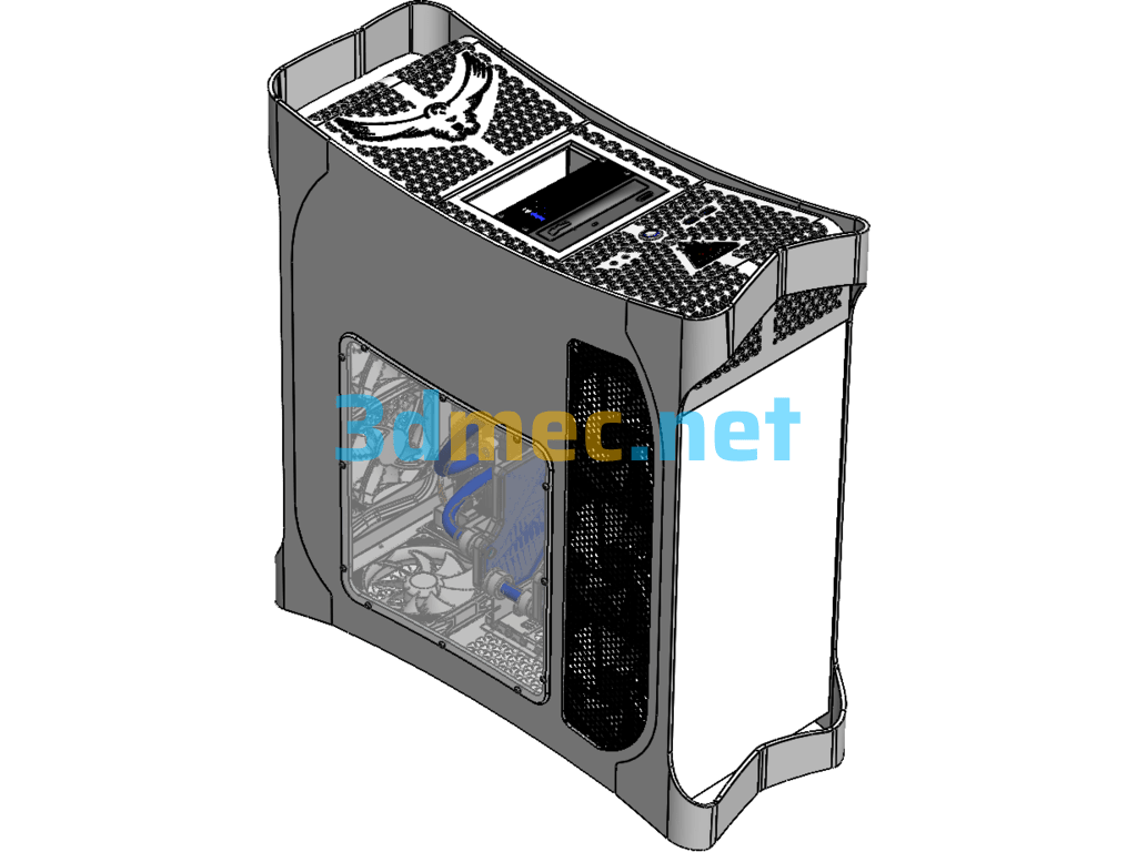 Supercomputer Mainframe - 3D Model SolidWorks Free Download