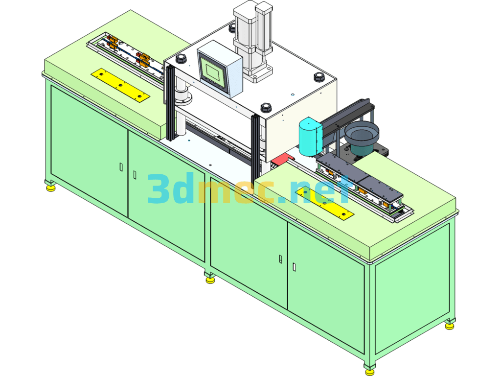 Reciprocating Riveting Machine - 3D Model SolidWorks Free Download