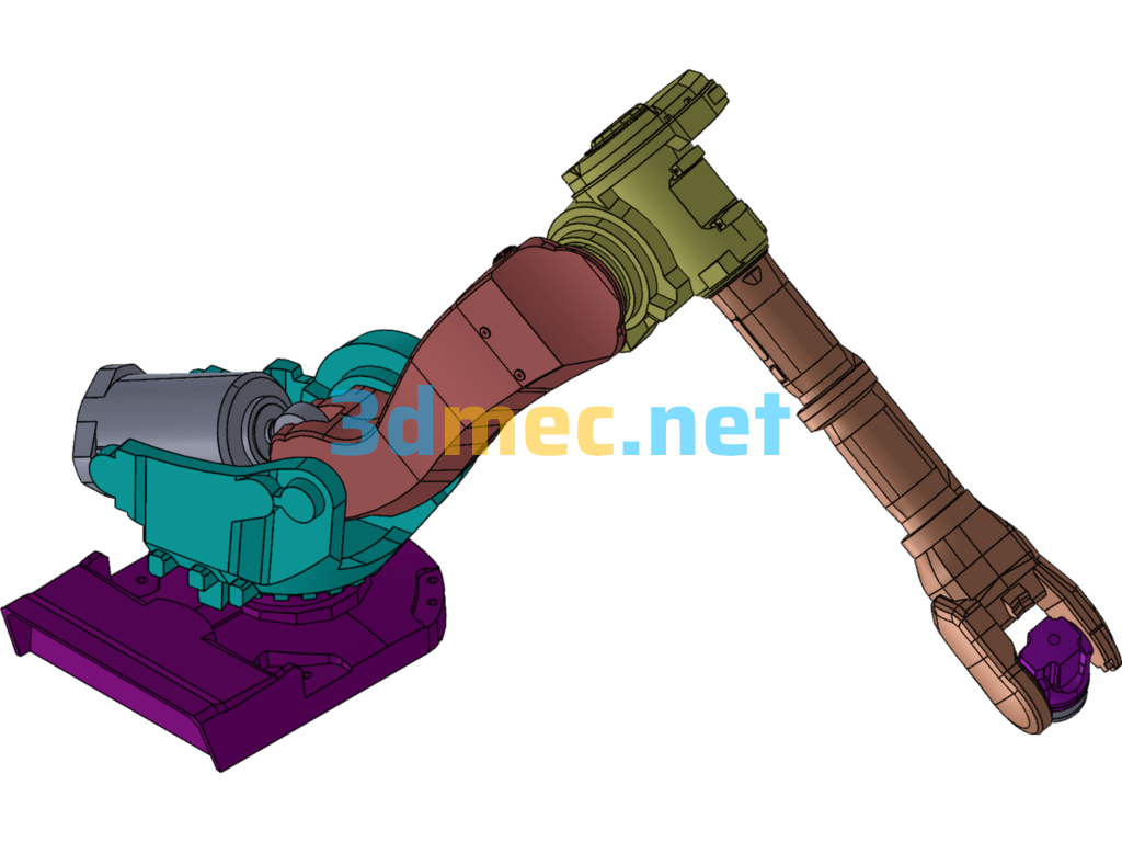 Industrial Robot [3D Model] Modifiable Version - 3D Model SolidWorks Free Download