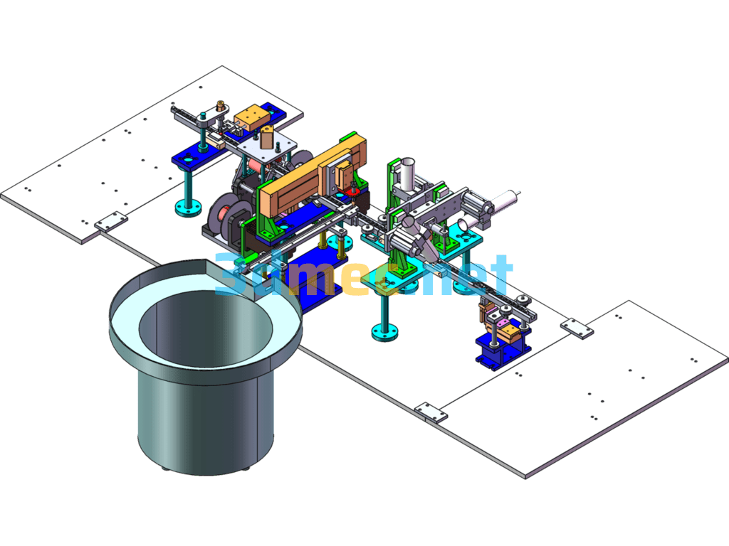 Electronic Component Dispensing And Capping Automation Equipment - 3D Model SolidWorks Free Download