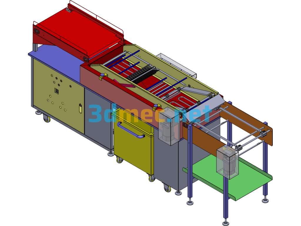 Automatic Frying Machine - 3D Model SolidWorks Free Download