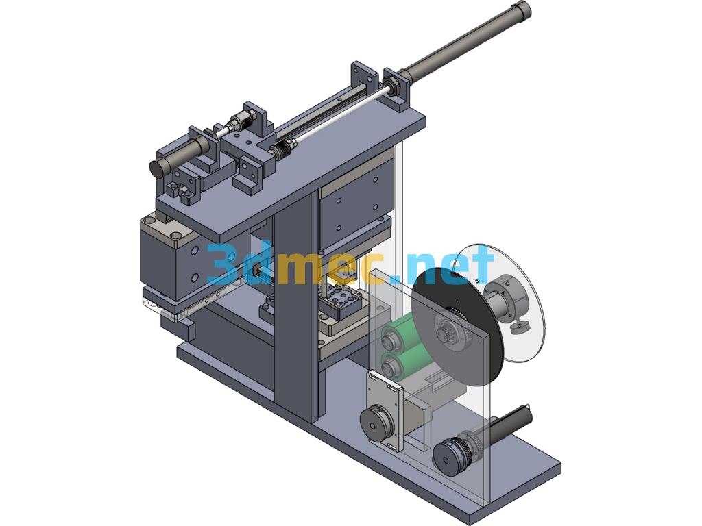 Film Stamping And Punching Forming Machine - 3D Model SolidWorks Free Download