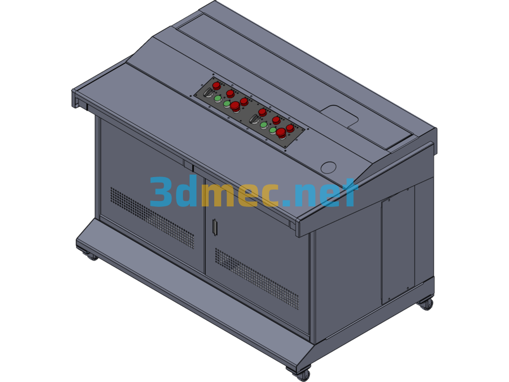 Electrical Operating Table - 3D Model SolidWorks Free Download