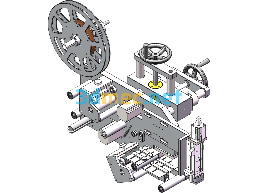 Labeling Machine - 3D Model SolidWorks Free Download