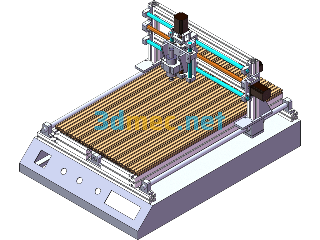 3D Engraving Machine - 3D Model SolidWorks Free Download