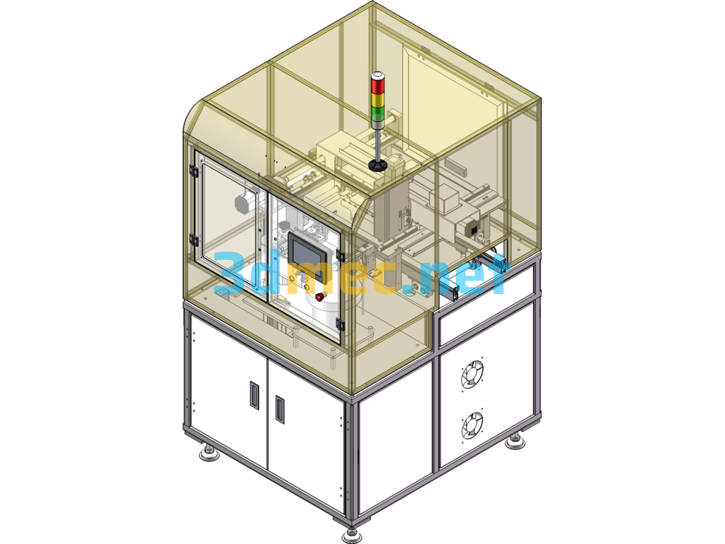 Special-Shaped Parts Insertion Machine - 3D Model SolidWorks Free Download