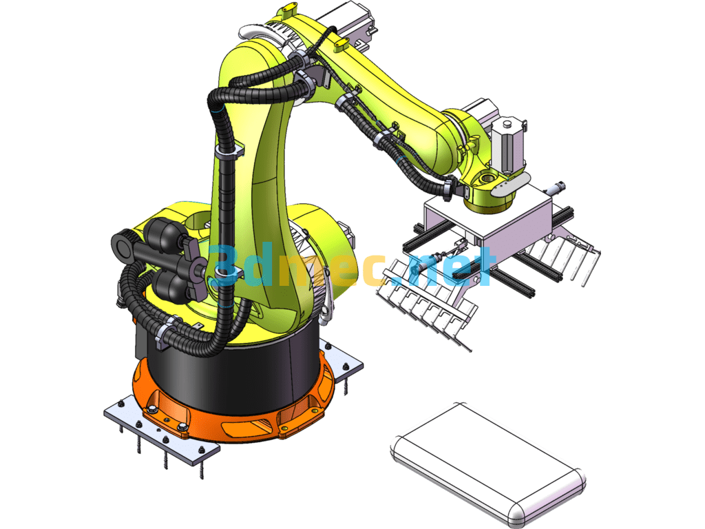 Automatic Palletizing Robot - 3D Model SolidWorks Free Download