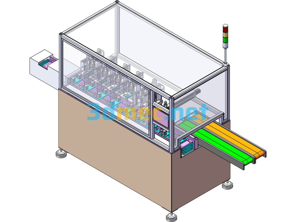 Closed Welding Machine - 3D Model SolidWorks Free Download