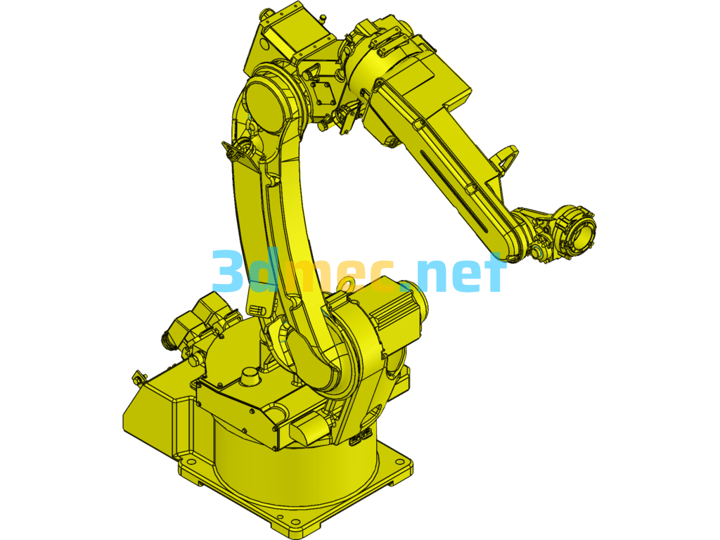 Industrial Robot Digital Model - 3D Model SolidWorks Free Download