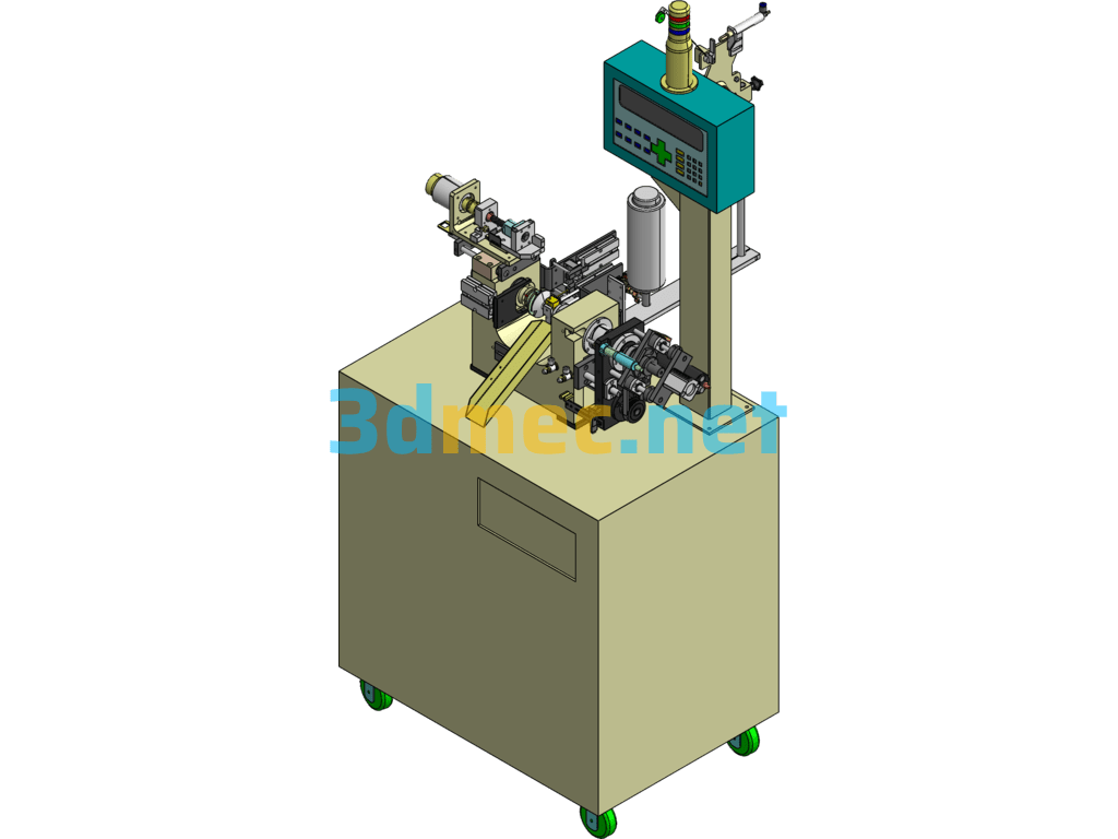 PNS50 Fully Automatic Winding Machine (Prototype Of Equipment Imported From Japan) - 3D Model SolidWorks Free Download